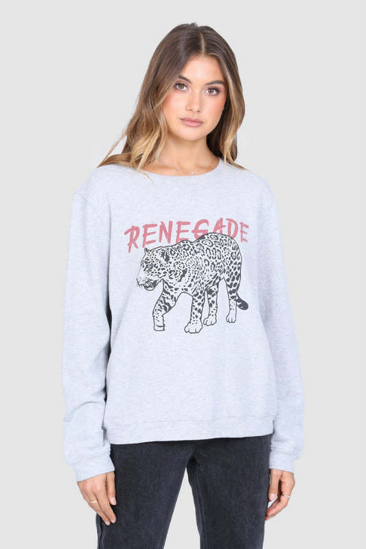 Bailage Haired Caucasian Female wearing a Relaxed Fit  Basic  Casual  Scoop Neck  Leopard Print  Crew neck Jumper  Graphic Designed Sweater  Cuffed Long Sleeves paired with high waisted black denim jeans 