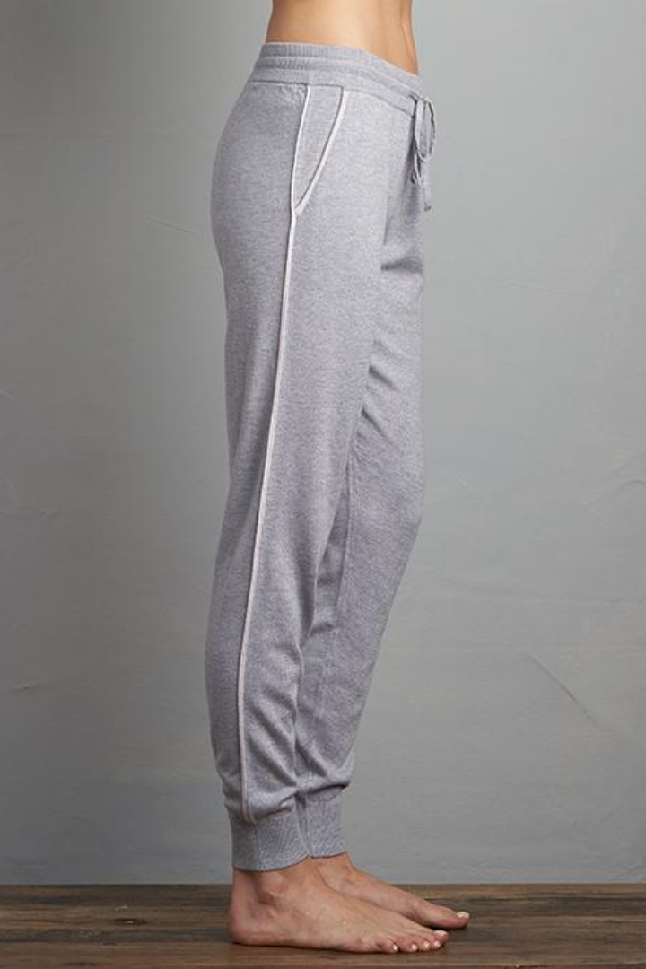 Soft  Comfy  Long Fitted  Ankle Cuffed  Relax Fit  Elastic waistband  Adjustable Drawstrings Two Side Pocket  Track Joggers 